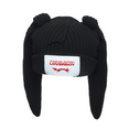 Floppy Rabbit Beanie (Black)