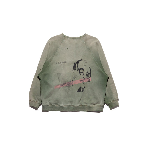My Death My Life Raglan Sweatshirt (Gardener Green)