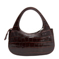 Croco Micro Baguette Bag Swipe (Brown)