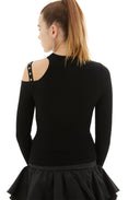 One Shoulder Sweater (Black)