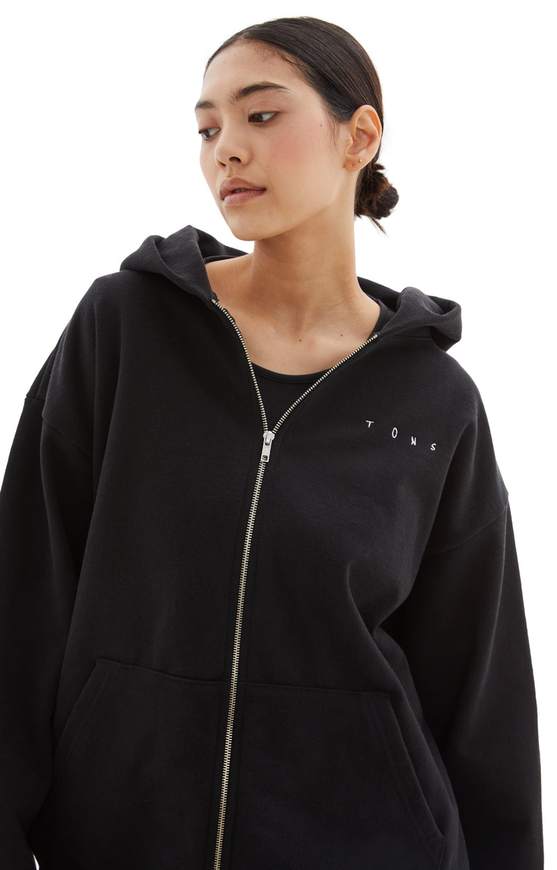 TONS Zip Up Hoodie (Black)