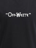 Off Quote Slim Tee (Black/White)