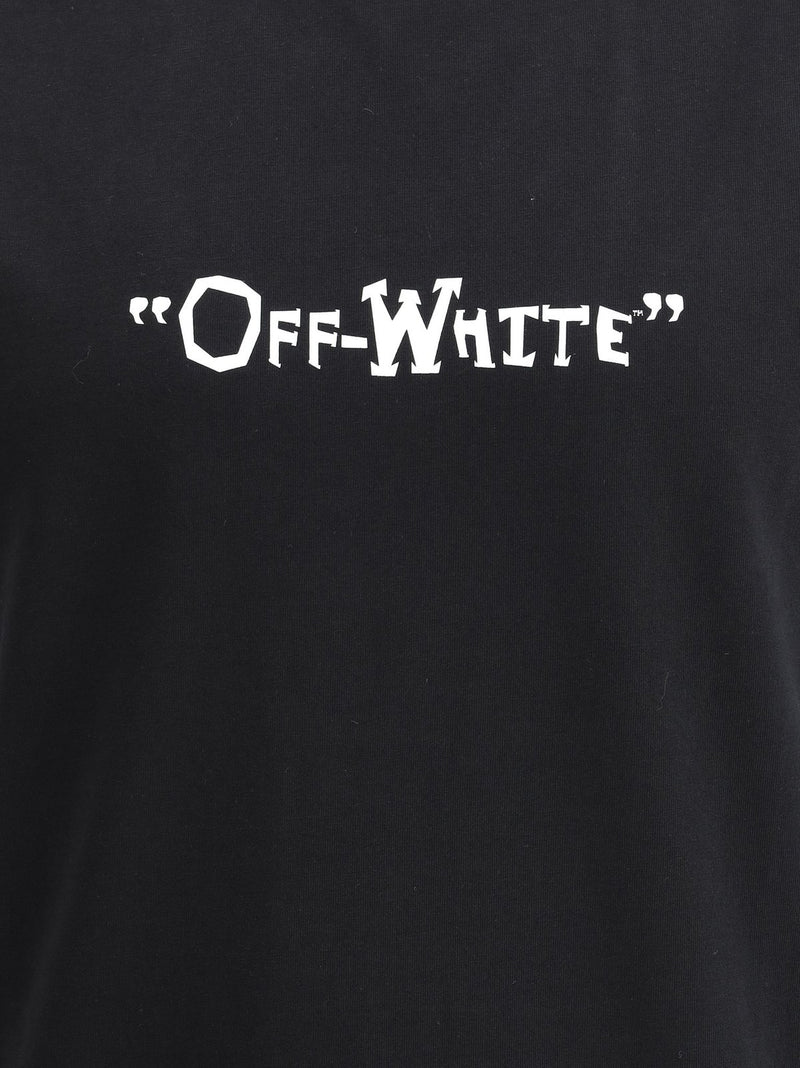 Off Quote Slim Tee (Black/White)