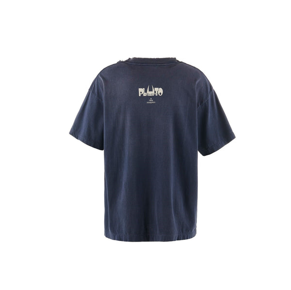 Pluto Short Sleeve T-shirt (Navy)