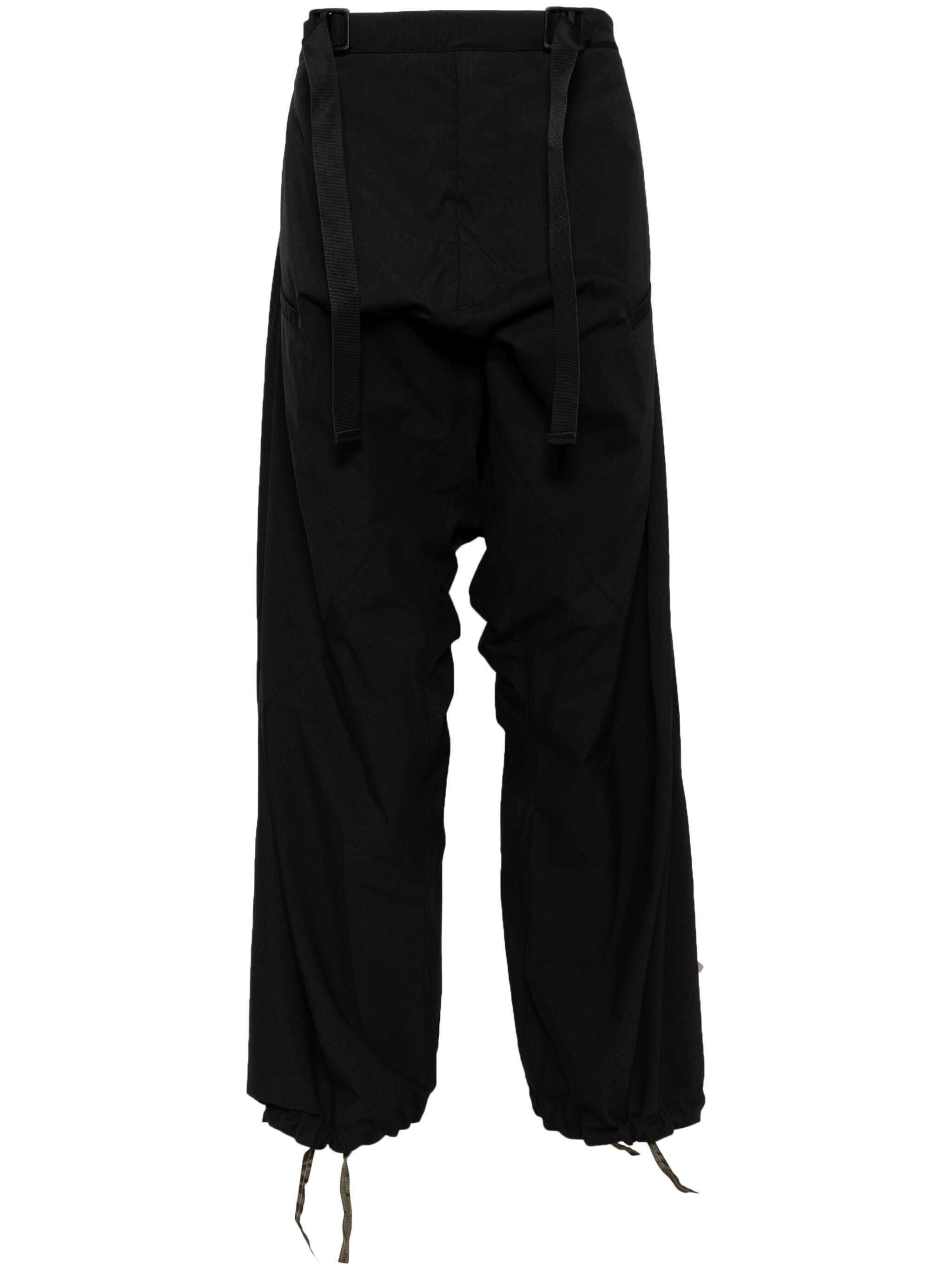 Men's Pant Of Synthetic Fibers (Black)