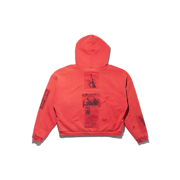 Anti-Proces Thermal Lined Zip Hoodie (Pompeian Red)