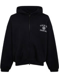 Heavy Fleece Full-Zip Hoodie (Black)