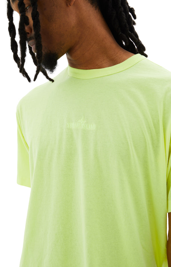 Garment-Dyed Cotton T-Shirt (Fluo Yellow)
