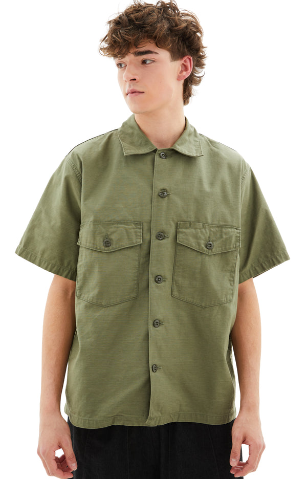Needles S/S Fatigue Shirt (Olive)