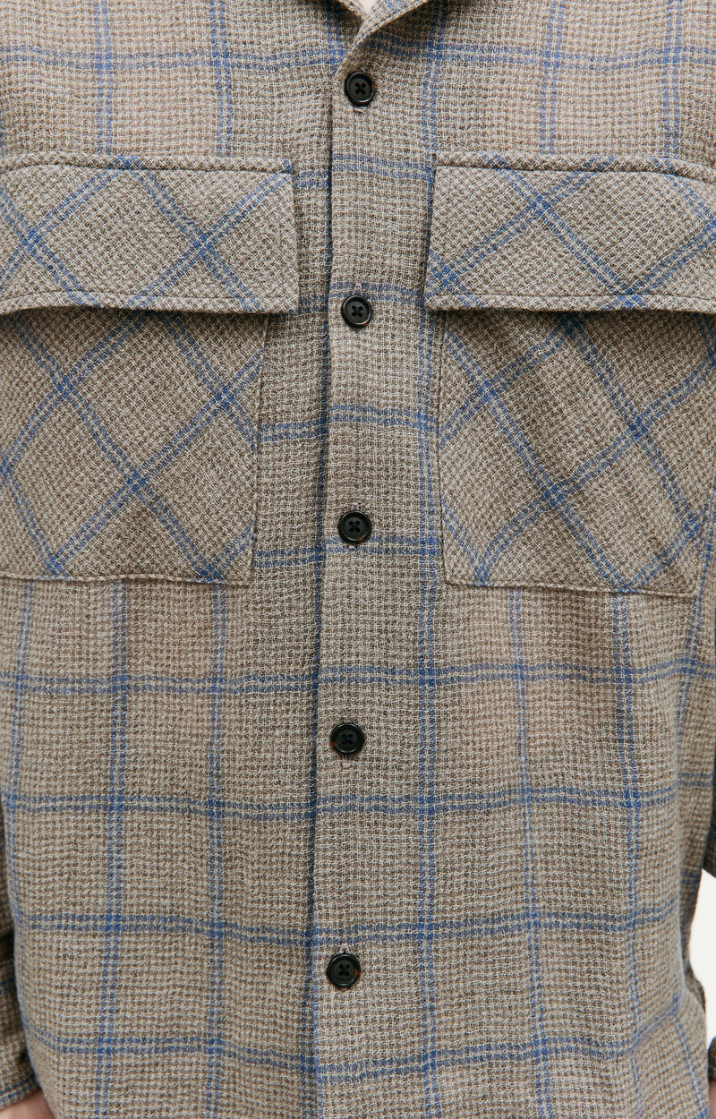 Leisure Shirt (Brown Plaid)