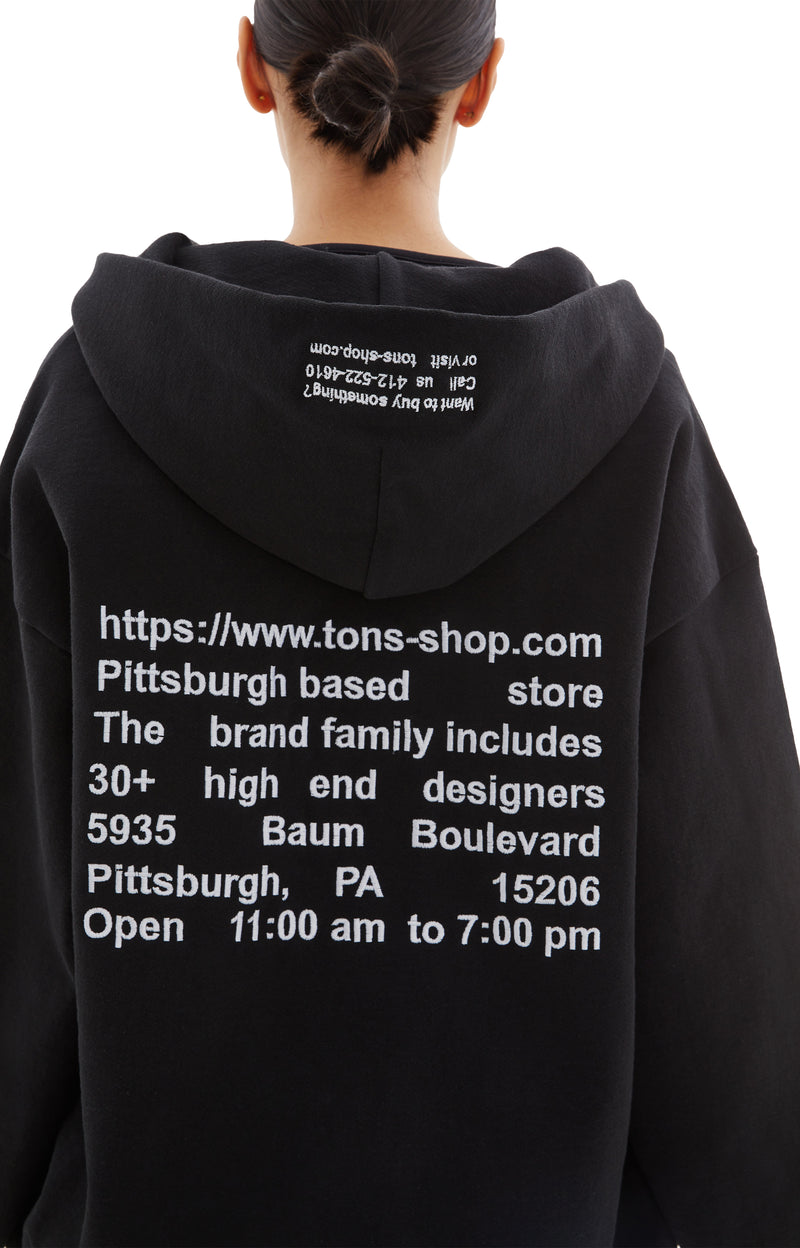 TONS Zip Up Hoodie (Black)