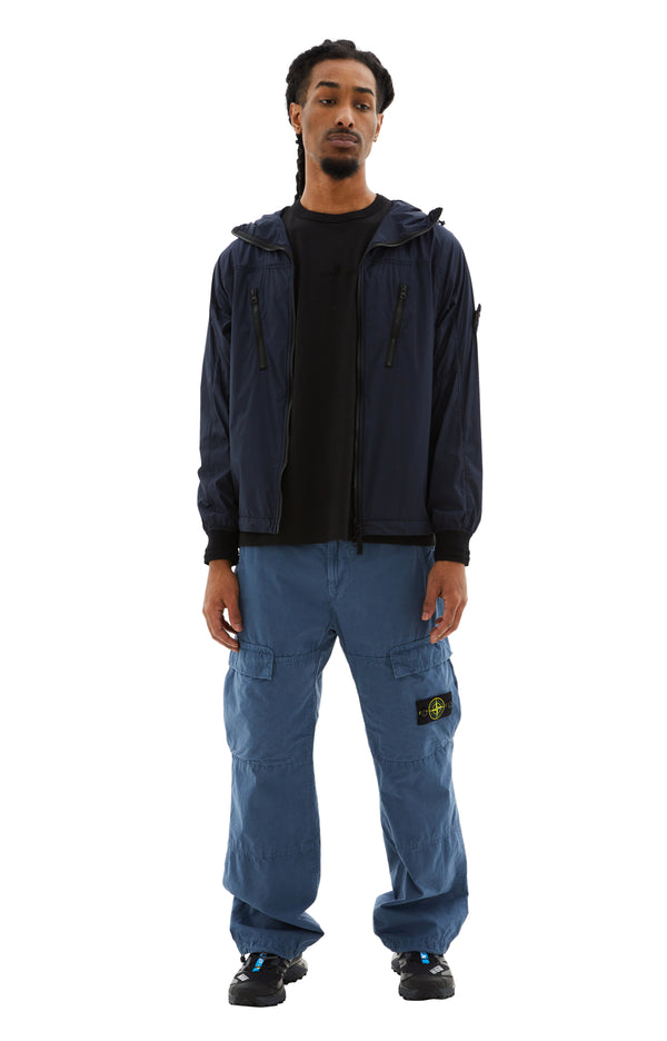 Packable Skin Touch Nylon-TC Jacket (Navy)