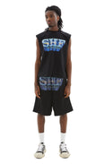 SHF Sand Sleeveless T-Shirt (Black)