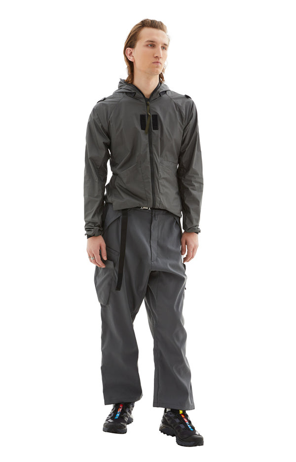 Packable Hardshell Jacket (Grey)