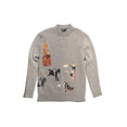 Come Live With Me Sweater (Gray/Multi)