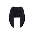 Chunky Rabbit Beanie (Black/White)