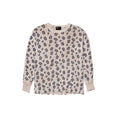 Brain's Heart Allover Thermal Long Sleeve T-Shirt (Dirty White)