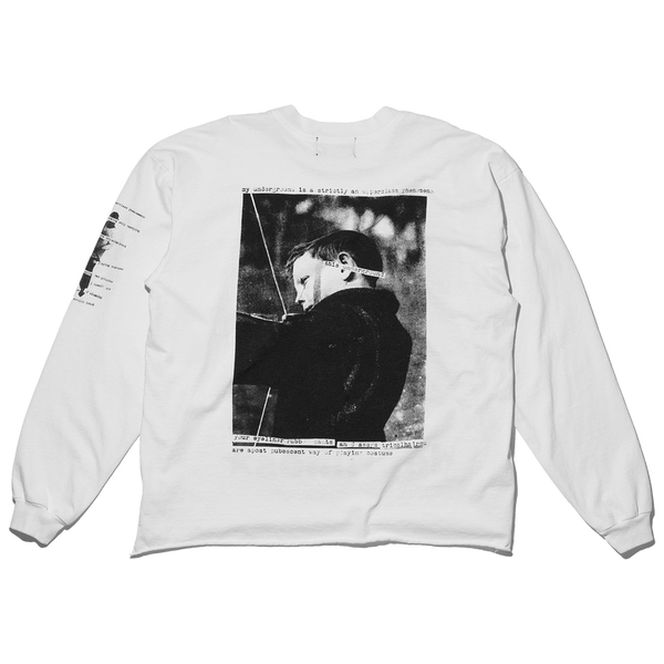 My Underground/Tricycle L/S T-Shirt (Faded White)