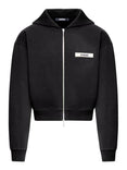 Le Hoodie Zip Gros Grain (Black)