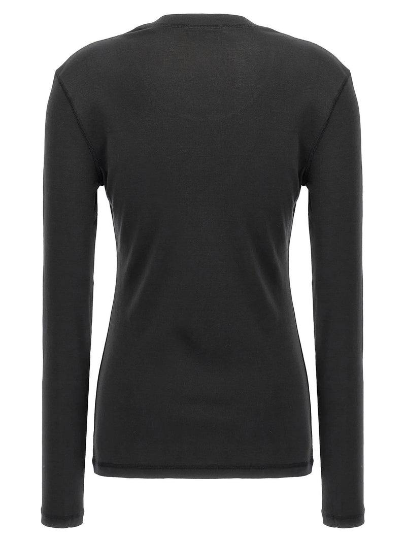 Rib Long Sleeve T-shirt (Squid Ink)