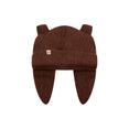 Alpaca Chunky Rabbit Beanie (Brown)