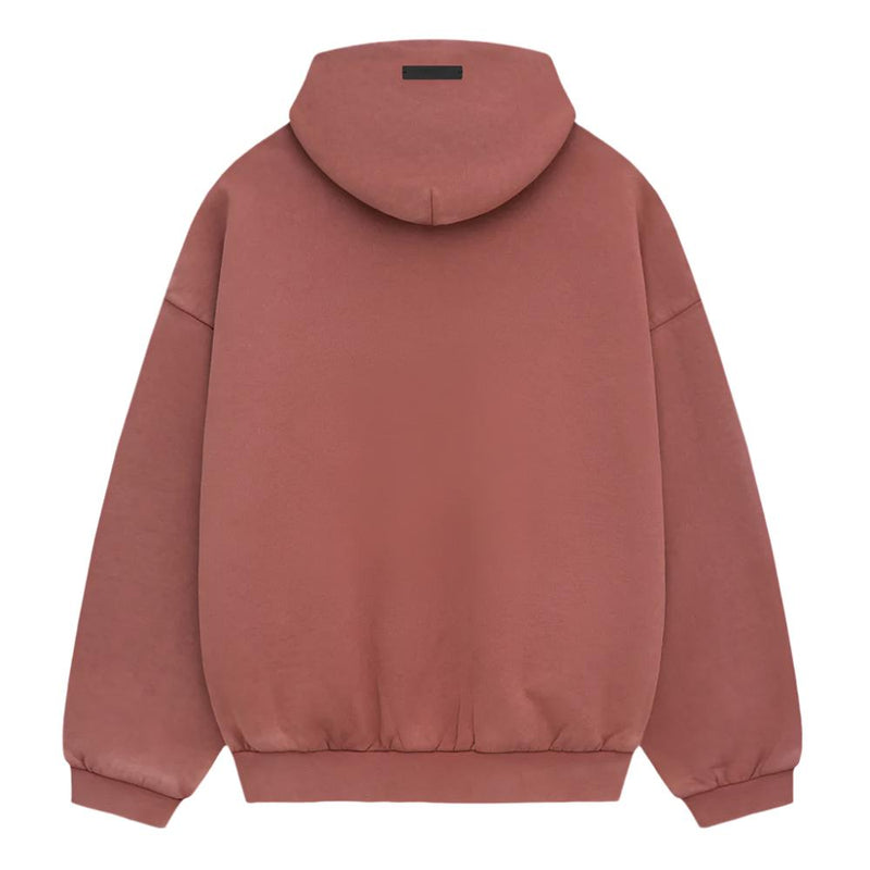 Heavy Fleece Vintage Shrunken Hoodie (Crimson)