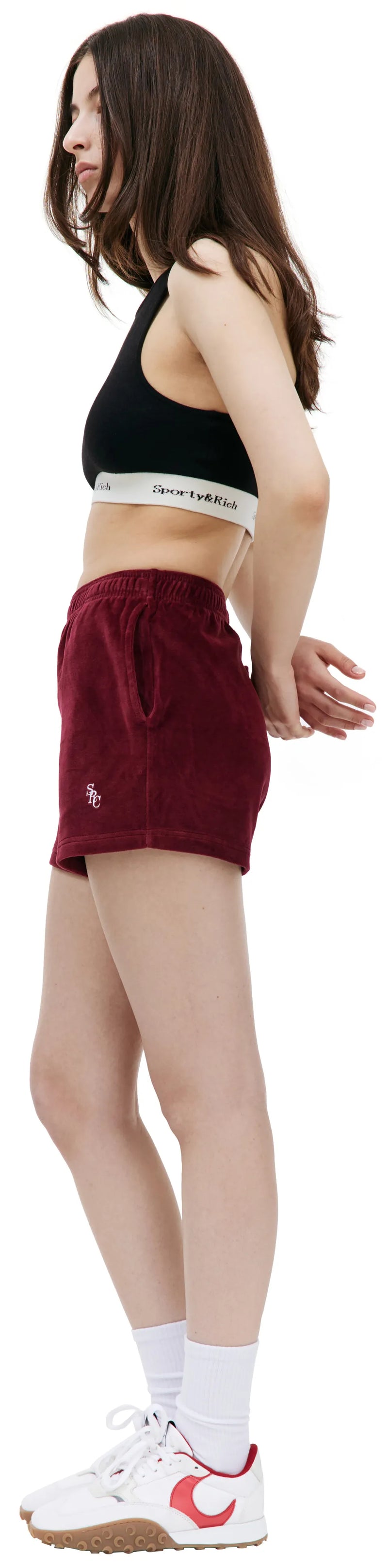 SRC Velvet Shorts (Merlot)