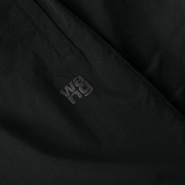 Track Pants With "Wang" Puff Logo (Black)