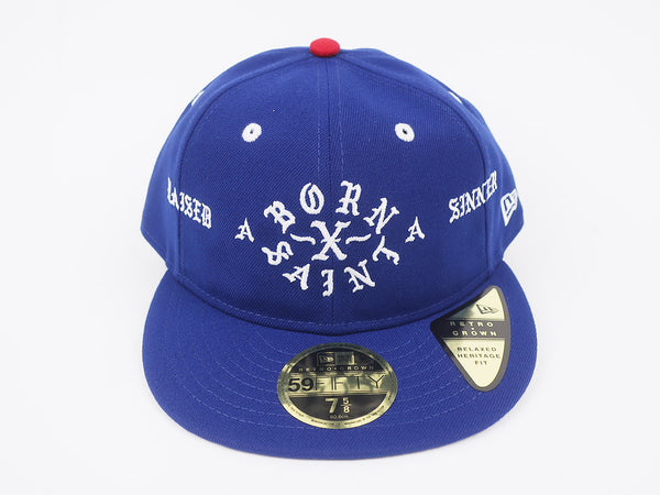 Retro Crown 59FIFTY Born Saint Logo Cap (Blue)