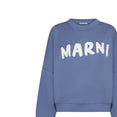 Organic Cotton Sweatshirt With Marni Print (Shadow)