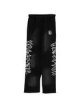 Stars Shine Graffiti Sweatpants (Black)