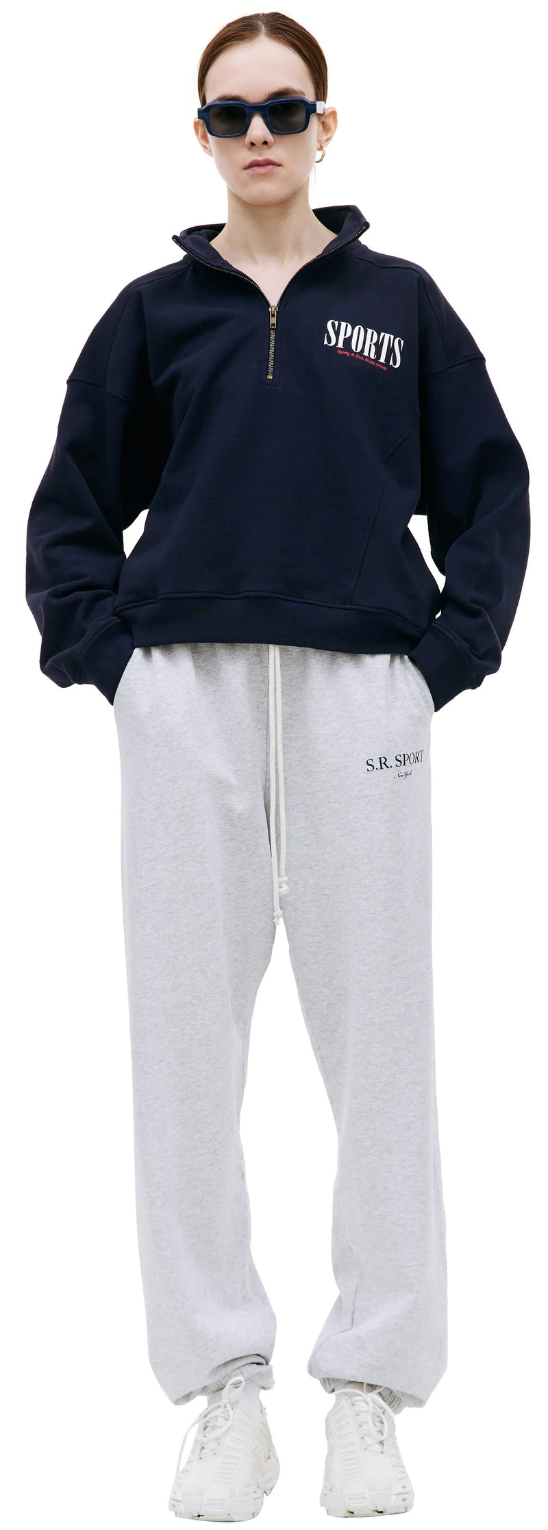 Sports Quarter Zip (Navy)