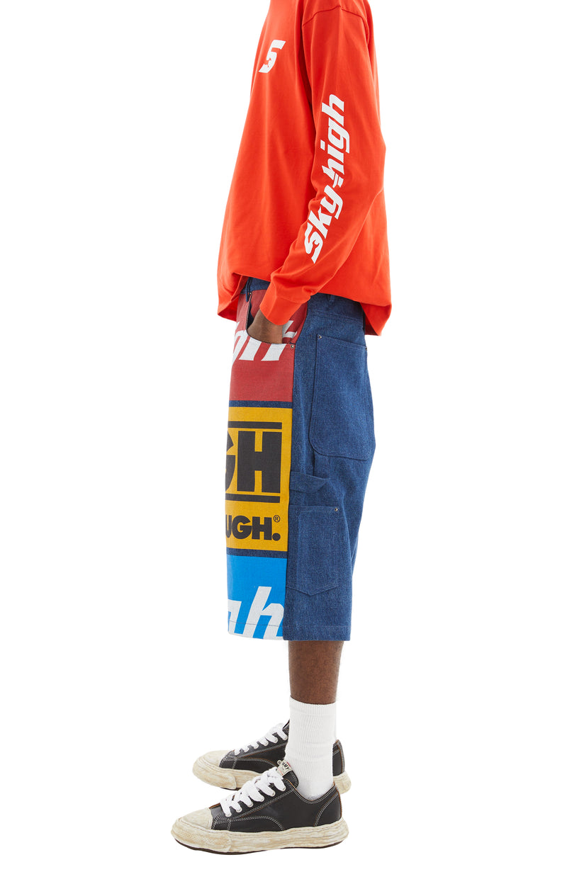 Construction Graphic Logo Shorts (Multi)