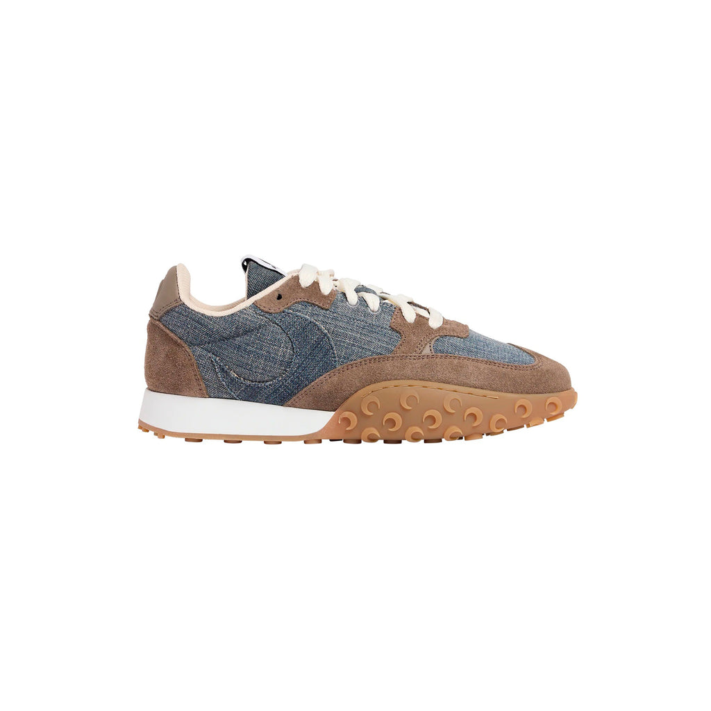 Regenerated Denim Low Top Sneakers