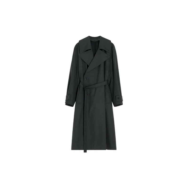 Trench Coat With Detachable Lining (Coal)