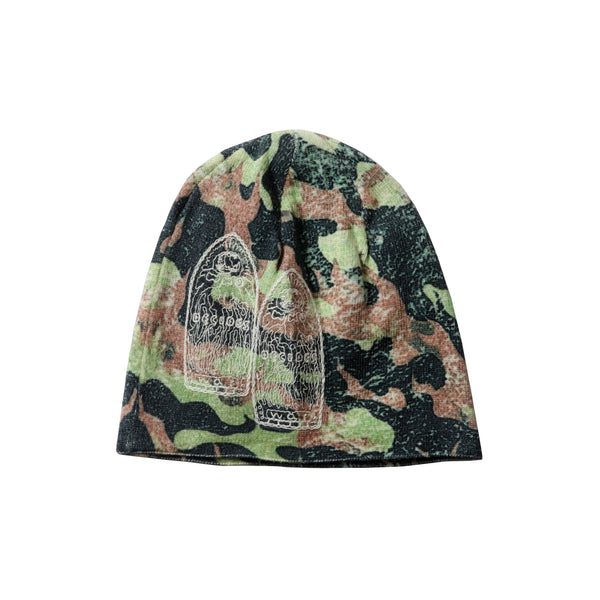 Flame Camo Knit Hat (Multicolor)