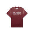 Pearl Studded Logo Tee (Burgundy)