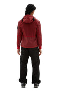 Nylon Metal Watro TC Hooded Zip Up Jacket (Red)