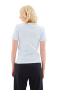 Organic Jersey T-shirt with Marni Patches (Light Blue)