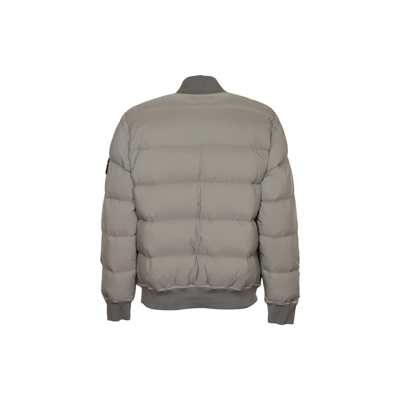 Real Down Jacket (Grey/Green)