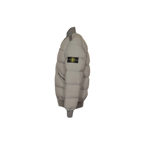 Real Down Jacket (Grey/Green)