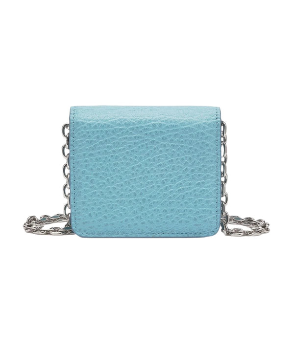 Leather Wallet on Chain (Blue)