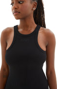 Racing Tank Top Dress (Black)