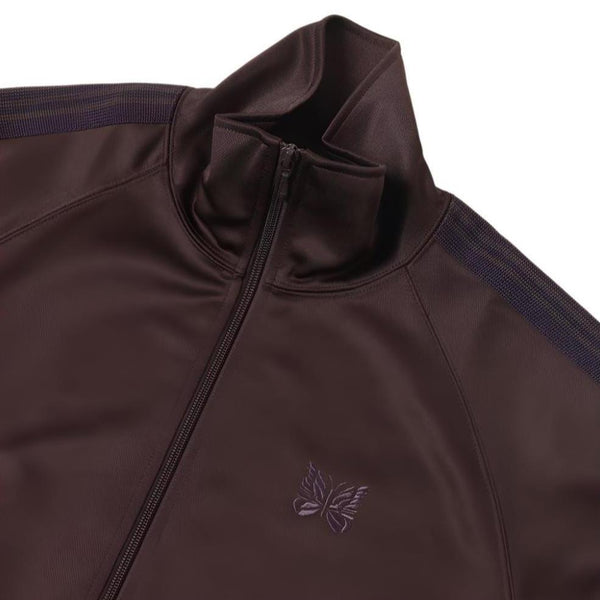 Needles Track Jacket - Poly Smooth (Dark Brown)