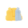 Chunky Rabbit Beanie (Yellow/Blue)