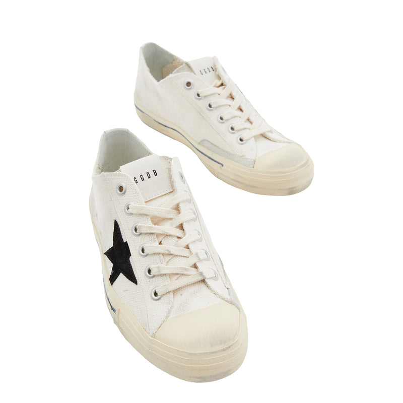 Men's V-Star 2 Canvas Sneakers (White)