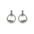 Rat Hoop Earring (Antique Silver)