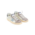Men's Super Star Sneakers (Liliac Grey/Dark Grey/Blue)