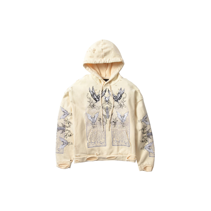 Ascension Hooded Pullover (Cloud)