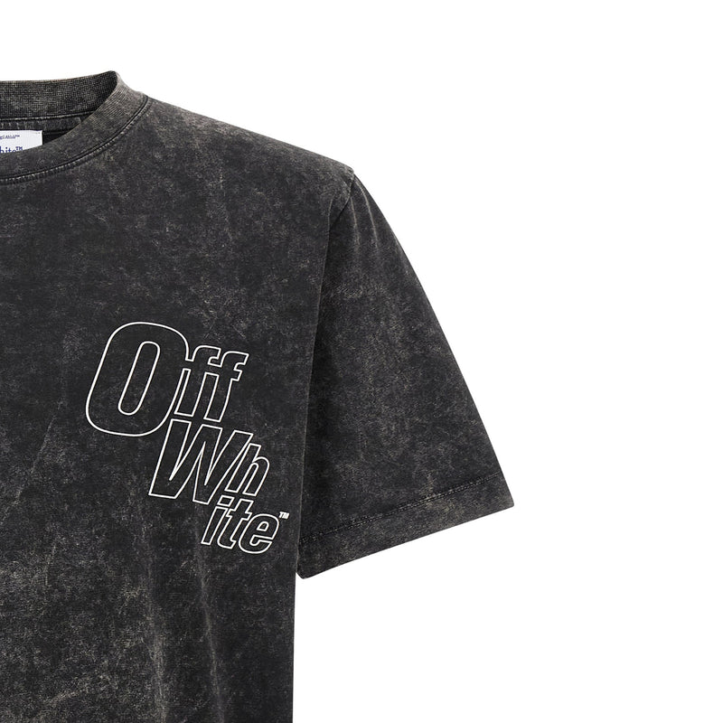 Outline Arrow Slim Short Sleeve Tee (Vintage Black)